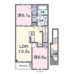 ガーデニア請西の物件間取画像